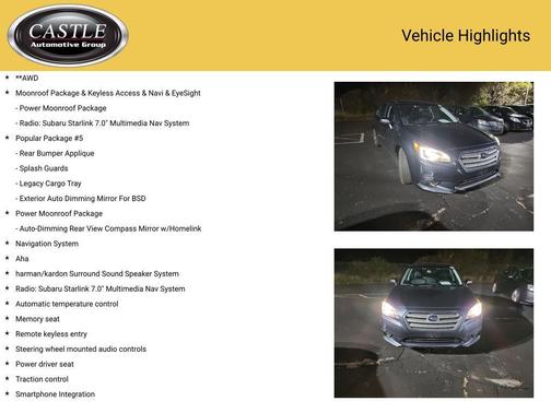 2016 Subaru Legacy Limited