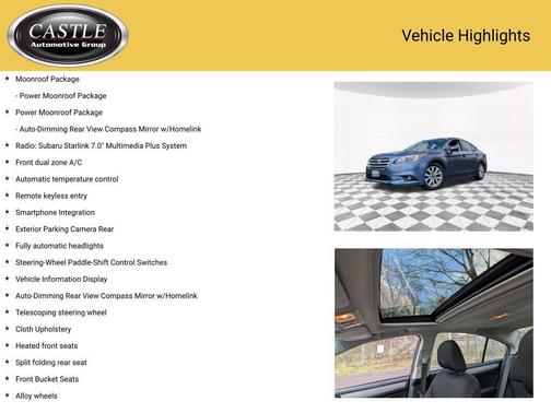 Twilight Blue Metallic 2016 Subaru Legacy Premium