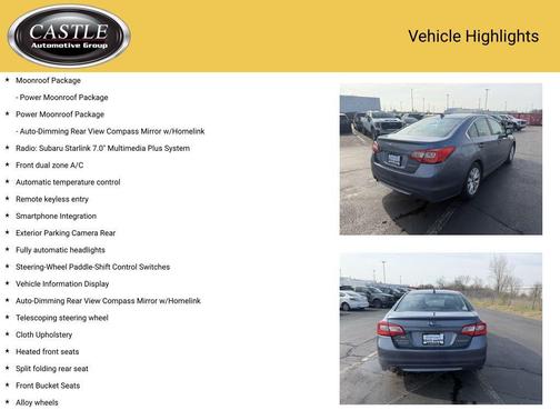 Twilight Blue Metallic 2016 Subaru Legacy Premium