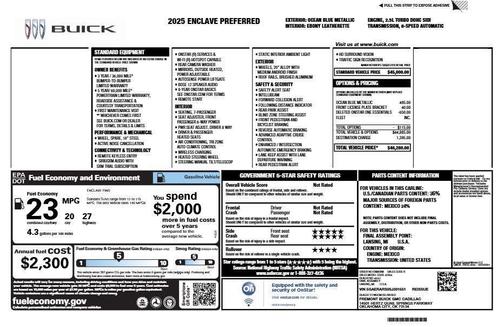 2025 Buick Enclave Preferred FWD