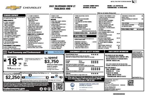 2021 Chevrolet Silverado 1500 LT Trail Boss