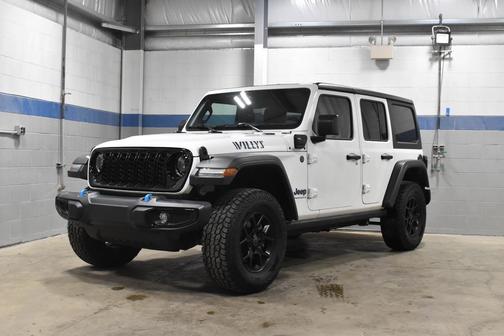 Bright White Clearcoat 2024 Jeep Wrangler 4xe Willys