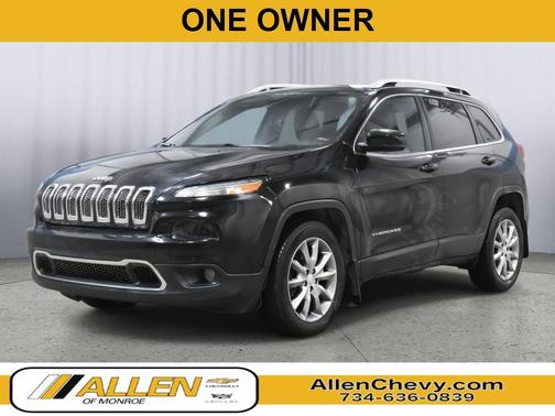 Diamond Black Crystal Pearlcoat 2018 Jeep Cherokee Limited