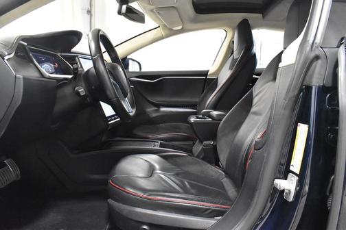 Blue Metallic 2013 Tesla Model S Performance