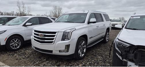 Crystal White Tricoat 2020 Cadillac Escalade ESV Luxury