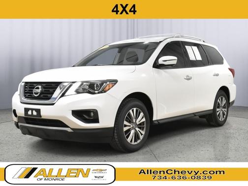 Glacier White 2019 Nissan Pathfinder SL