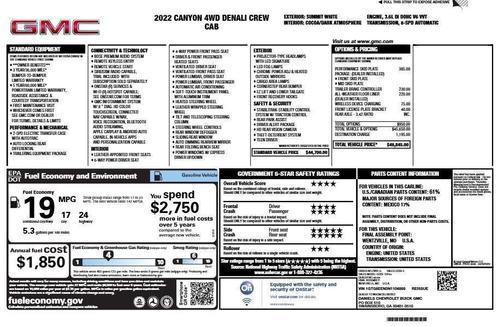 2022 GMC Canyon Denali