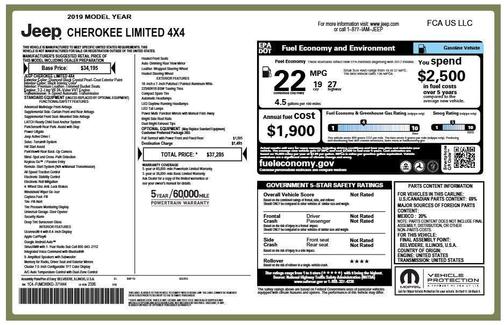 2019 Jeep Cherokee Limited