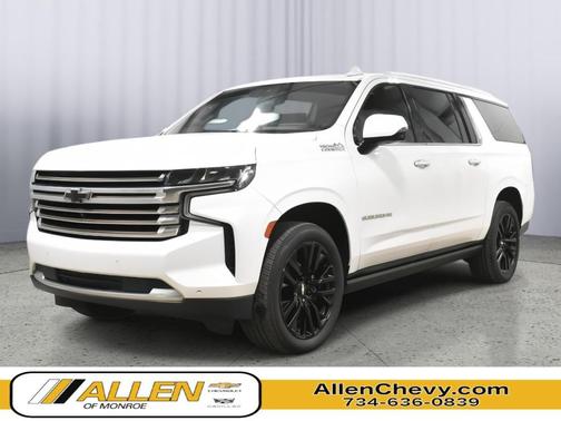 Summit White 2021 Chevrolet Suburban 4WD High Country