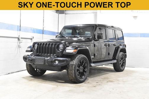 Black 2021 Jeep Wrangler Unlimited High Altitude