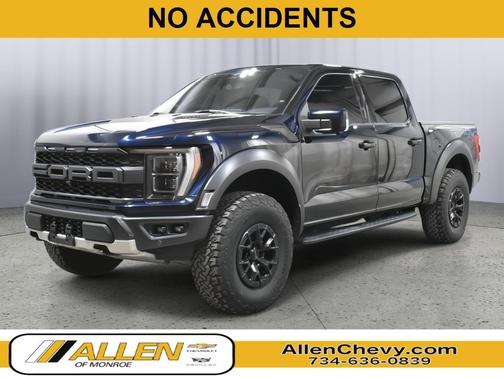 Antimatter Blue Metallic 2023 Ford F-150 Raptor