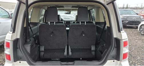 White Platinum Metallic Tri-Coat 2014 Ford Flex Limited