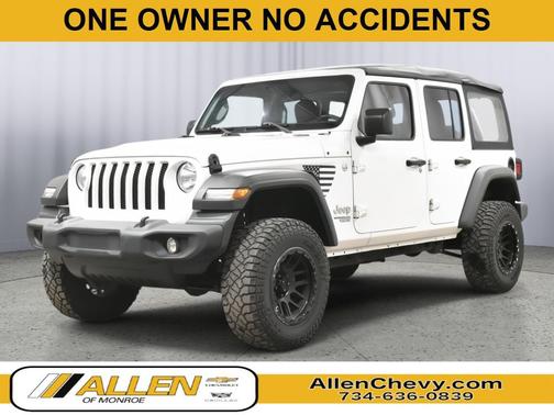 Bright White Clearcoat 2018 Jeep Wrangler Unlimited Sport