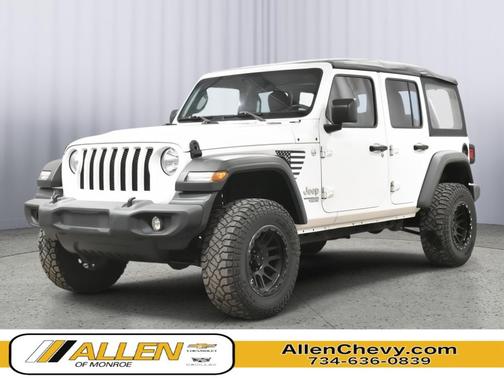Bright White Clearcoat 2018 Jeep Wrangler Unlimited Sport