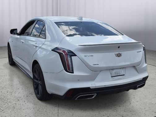 Crystal White Tricoat 2023 Cadillac CT4 Sport