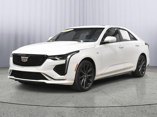 Crystal White Tricoat 2023 Cadillac CT4 Sport