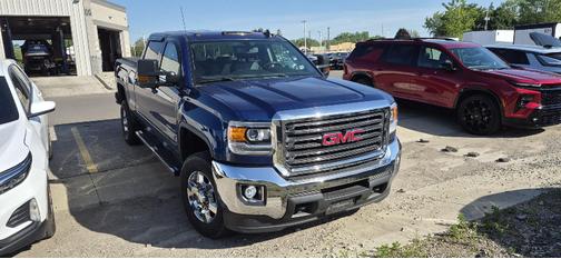 Stone Blue Metallic 2018 GMC Sierra 2500 SLE