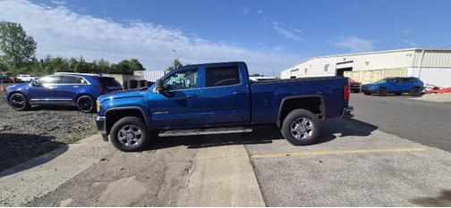 Stone Blue Metallic 2018 GMC Sierra 2500 SLE