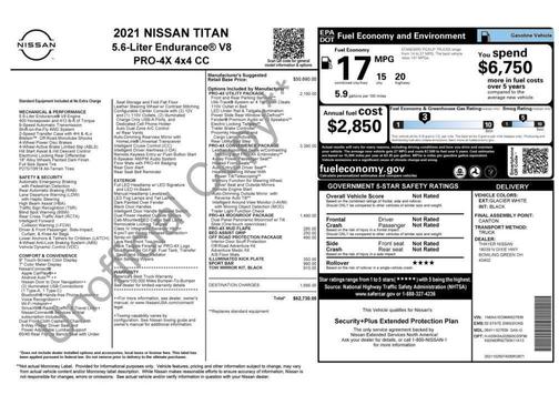 2021 Nissan Titan PRO-4X