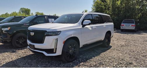 Crystal White Tricoat 2021 Cadillac Escalade Sport