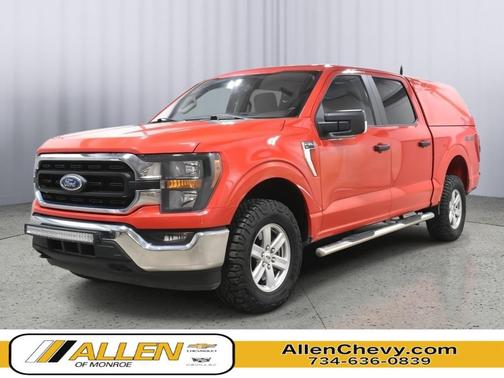 RED 2023 Ford F-150 XLT