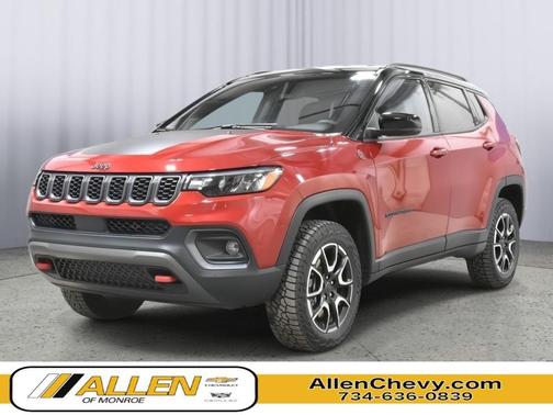 Red Hot Pearlcoat 2025 Jeep Compass Trailhawk