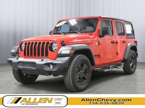 Firecracker Red Clearcoat 2020 Jeep Wrangler Unlimited Sport Altitude
