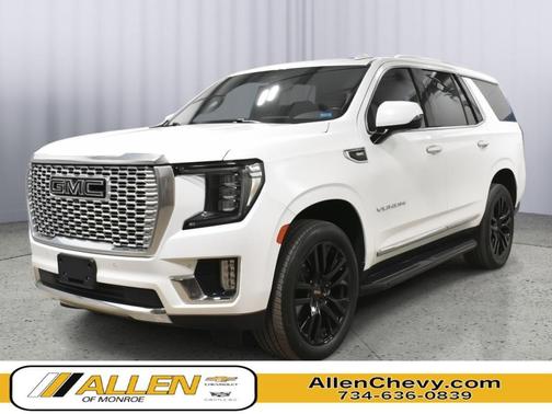 Summit White 2021 GMC Yukon SLT