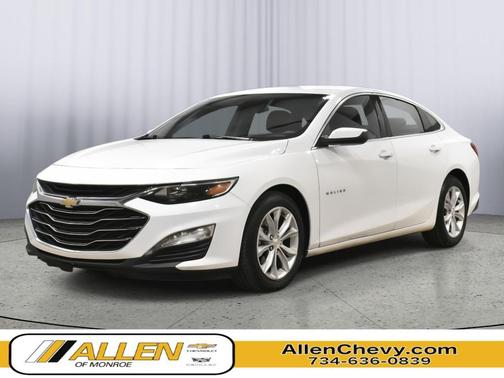 Summit White 2023 Chevrolet Malibu FWD 1LT
