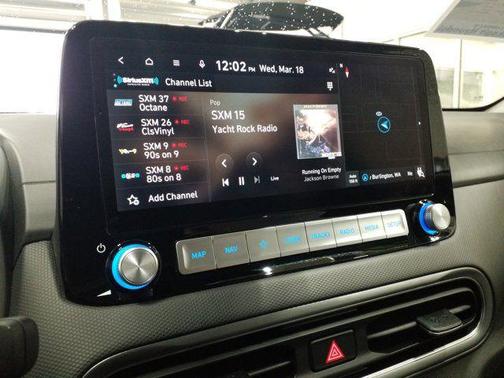 Lunar White 2023 Hyundai KONA EV SEL