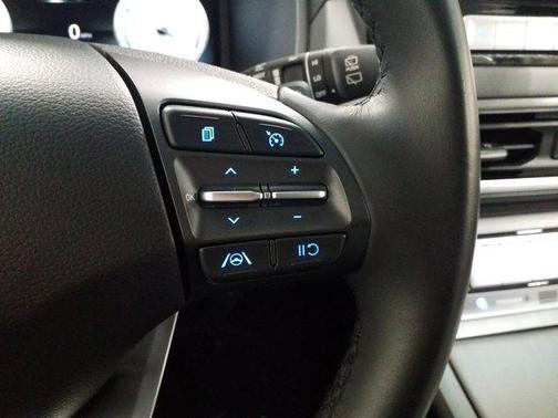 Lunar White 2023 Hyundai KONA EV SEL