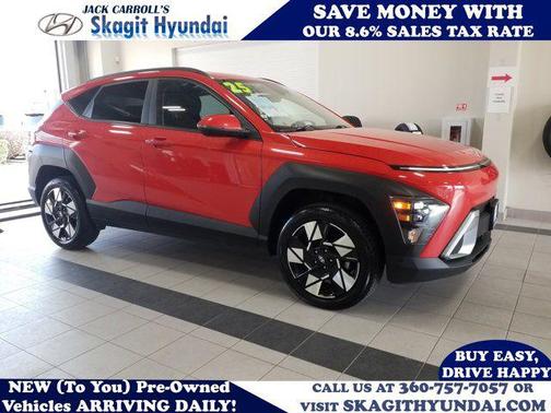Soultronic Orange Pearl 2025 Hyundai KONA SEL