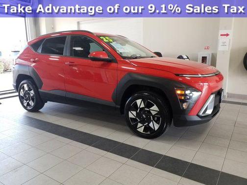 Soultronic Orange Pearl 2025 Hyundai KONA SEL