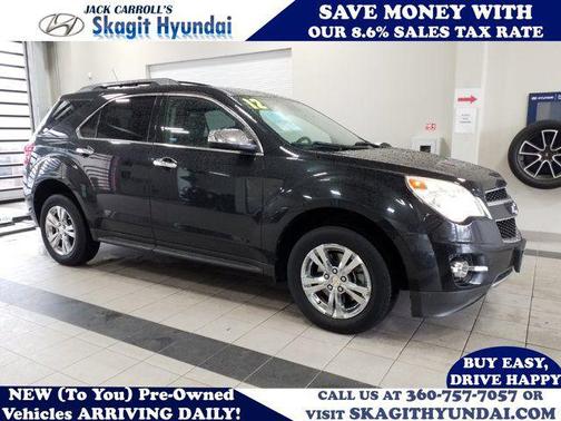 Black Granite Metallic 2012 Chevrolet Equinox LTZ