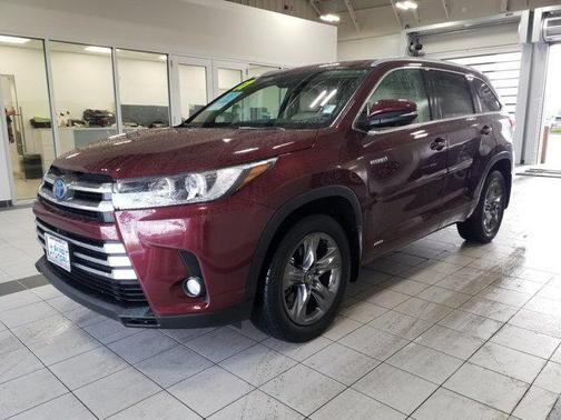 Ooh La La Rouge Mica 2017 Toyota Highlander Hybrid Platinum