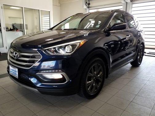 Nightfall Blue 2018 Hyundai Santa Fe Sport 2.0L Turbo Ultimate