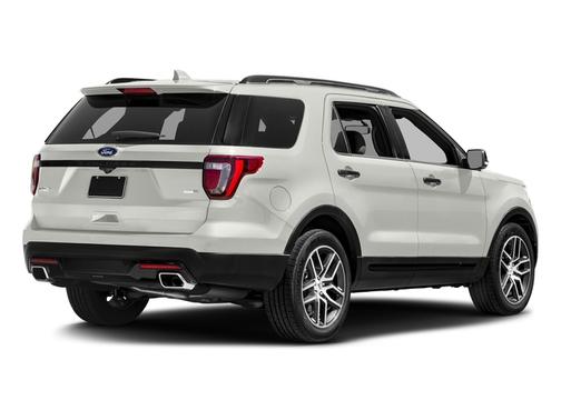 White Platinum Clearcoat Metallic 2016 Ford Explorer Sport
