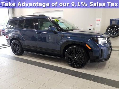 Atlantis Blue 2025 Hyundai SANTA FE HEV Calligraphy