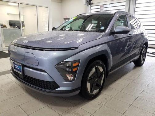 Meta Blue Pearl 2024 Hyundai KONA EV SEL