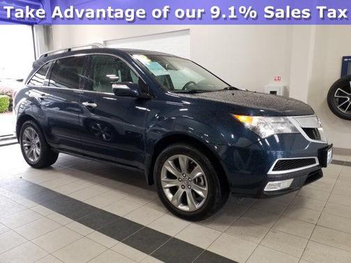 Bali Blue Pearl 2012 Acura MDX 3.7L