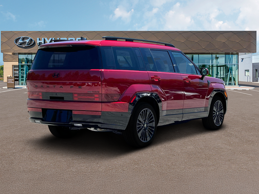 Ultimate Red 2025 Hyundai SANTA FE HEV Calligraphy
