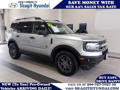Silver Metallic 2021 Ford Bronco Sport Big Bend