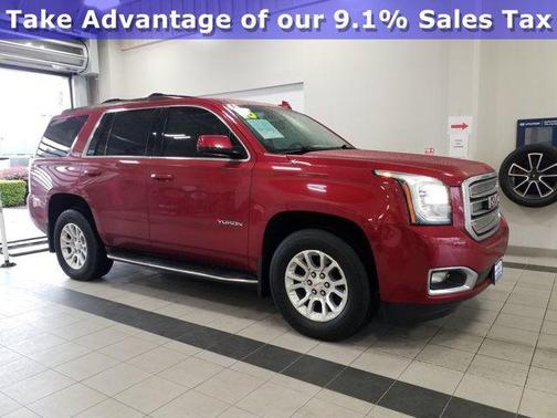 Crystal Red Tintcoat 2015 GMC Yukon SLE