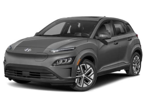 Lunar White 2023 Hyundai KONA EV Limited