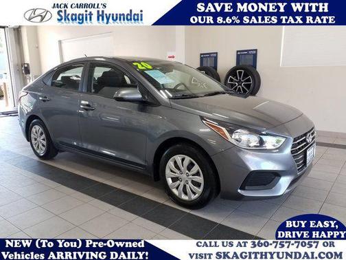 Urban Gray Metallic 2020 Hyundai Accent SE