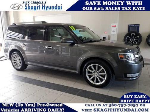 Magnetic Metallic 2017 Ford Flex Limited