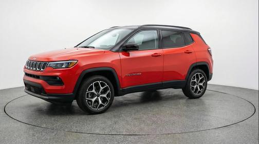 Red Hot Pearlcoat 2025 Jeep Compass Limited