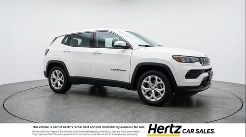 Bright White Clearcoat 2025 Jeep Compass Latitude