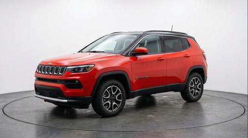 Red Hot Pearlcoat 2025 Jeep Compass Trailhawk