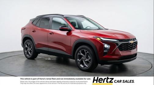Crimson Metallic 2025 Chevrolet Trax LT